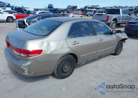 2003 Honda Accord 2.4 Lx z USA, uszkodzony, nr VIN 1HGCM56333A106846